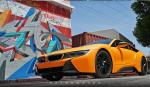 BMW i8 Matte Orange by MetroWrapz 2016 года